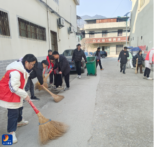 【清洁家园在行动】九宫山镇：党群联动清家园 整洁迎新展气象