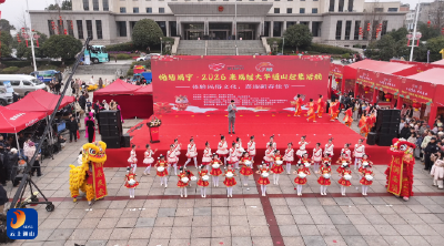 V视丨通山：文化盛宴映新春 年货市集暖民心