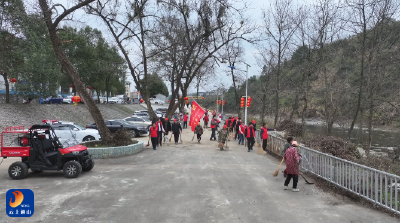 【清洁家园在行动】V视丨焕新颜 迎新春 洪港镇开展“清洁家园·万人洁城”活动 