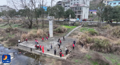 【清洁家园在行动】洪港镇：开展“清洁家园・万人洁城”新春清扫活动 净美家园迎新春 