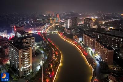 新春走基层㉘丨通羊河：万点红晕焐暖冬夜，满河灯影照亮马年春序