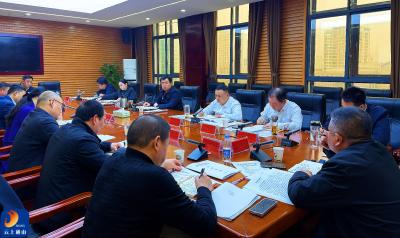 吴涛主持召开全县一季度经济运行分析研判暨“开好局、起好步”工作调度会