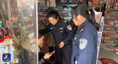 通羊派出所南门桥警务室开展校园周边环境集中整治