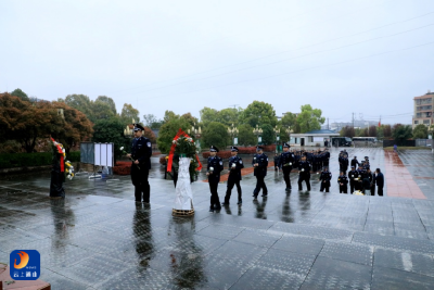 缅怀先烈砺初心 传承基因践使命——通山县公安局联合退役军人事务局开展清明祭扫活动