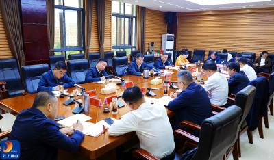 吴涛主持召开党政联席会议：锚定目标抓攻坚 统筹推进促落实  全力推动各项工作提质增效