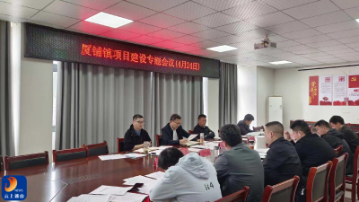厦铺镇召开项目建设专题会议 聚力推动镇域经济高质量发展