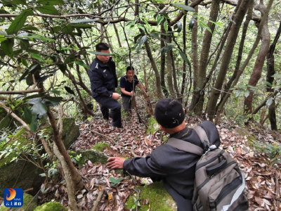 九宫山上，通山警民“生命接力”救出迷路老人