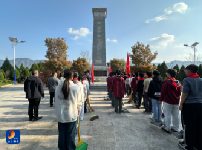 慈口中学开展清明节烈士陵园祭扫活动