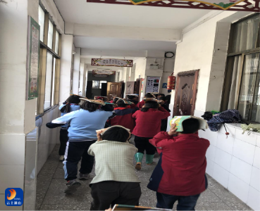 通羊一小教联体开展避震疏散应急演练