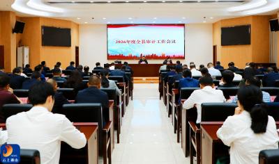 V视丨王功辉出席全县审计工作会议时强调 以审计监督新成效服务发展大局