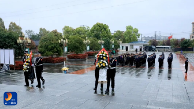 缅怀先烈砺初心 传承基因践使命——通山县公安局联合退役军人事务局开展清明祭扫活动