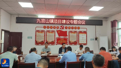 九宫山镇召开项目建设专题会议全力以赴拼项目促发展