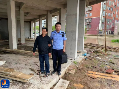 5小时，0.5吨！通山公安速破工地盗窃案