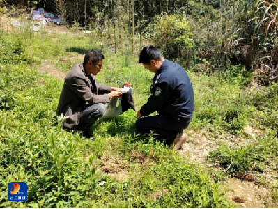白衣仙子“落难”，通山警民爱心接力助其“归林”