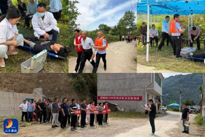 厦铺镇：开展地质灾害暨暴雨洪涝灾害转移避险应急演练