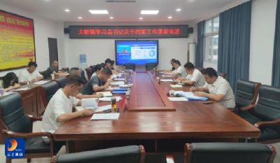 以档聚力 以史育人｜大畈镇扎实开展档案宣传系列工作