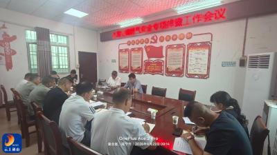 九宫山镇召开燃气安全专项排查工作会议 