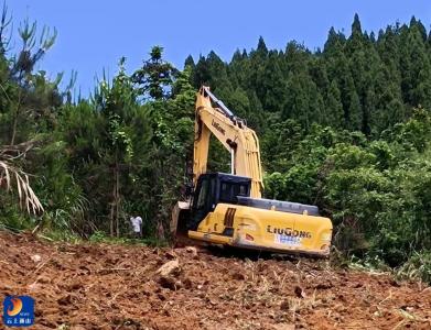 大幕山抽水蓄能电站万家垅料场公路开工 助力项目提速增效 