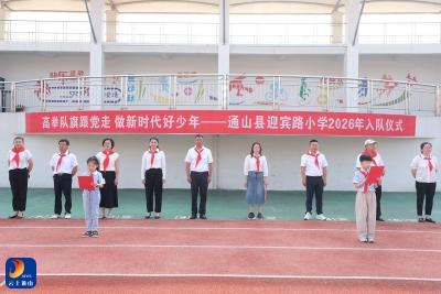 迎宾路小学：高举队旗跟党走 做新时代好少年               