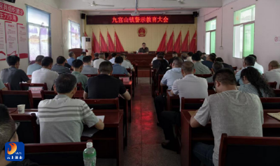 九宫山镇召开警示教育大会：以案为鉴明纪律 纯粹履职守初心