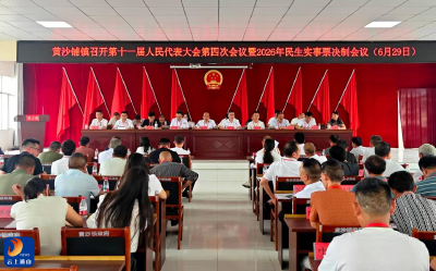 黄沙铺镇召开第十一届人民代表大会第四次会议暨2026年度民生实事票决制会议