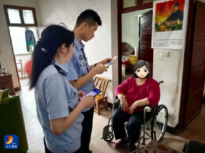 扫个“宁好码”，通山公安民警把办证窗口“搬”进了家