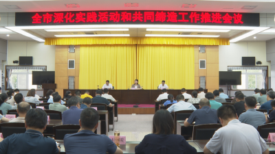 全市深化实践活动和共同缔造工作推进会议召开