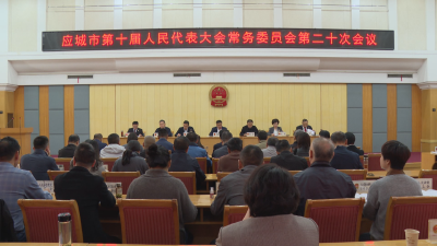 应城市十届人大常委会召开第二十次会议