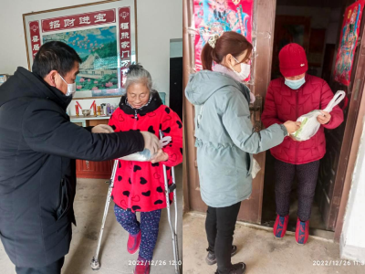辛榨乡：百余名党员干部敲门送爱心