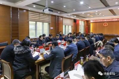 安陆市第九届人民代表大会第三次会议举行主席团第一次会议