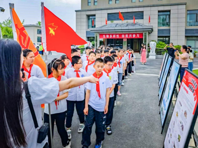 安陆府河湿地开展“生物多样性日”宣传活动