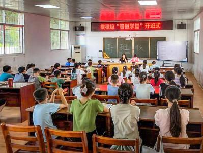 安陆市棠棣镇：“暑假学堂”添彩暑期生活
