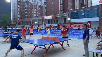 安陆北正社区：“迎省运 涢府杯”社区乒乓球预赛火热开赛
