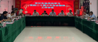 安陆市计生协会传达学习贯彻党的二十届三中全会精神