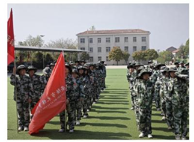 安陆市木梓乡初级中学学生赴湖北兵锋国防教育基地研学