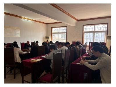 安陆市供销社传达学习省供销社九代会精神