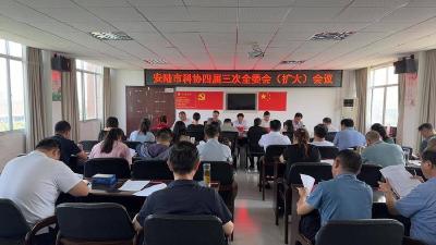 安陆市科协召开四届三次全委会（扩大）会议