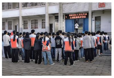 安陆市王义贞镇：健康副校长进校园开展心理健康讲座和急救培训