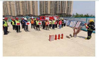 开展消防安全演练 筑牢安全“防火墙” ——安陆市住建局组织开展建筑工地消防安全培训演练 