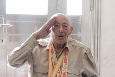 98岁抗战老兵王成建：从战火到盛世 见证家国腾飞