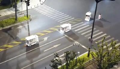 无人快递车，安陆上岗！