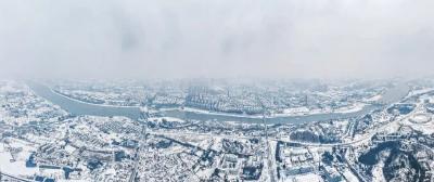 美翻了！孝感安陆一夜白头，雪落诗仙故里成画境