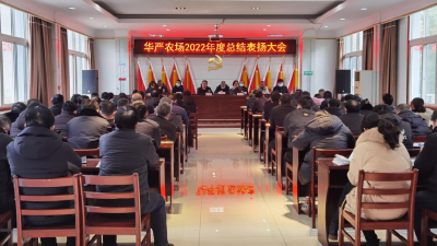 华严农场召开2022年度工作总结表扬大会