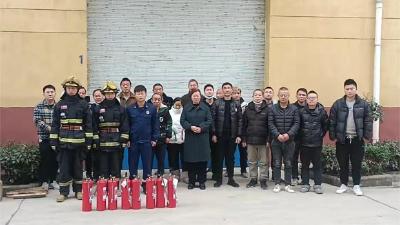 开发区消防救援站进企业开展消防安全知识培训