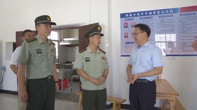 【视频】武警湖北总队领导到韩集乡群建村调研