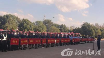马口镇政府专职消防救援站代表队获全市职业技能比武竞赛冠军