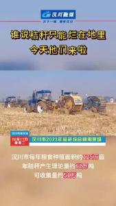 视频｜谁说秸秆只能烂在地里，今天他们来啦！