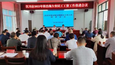 汉川市召开根治拖欠农民工工资工作推进会议