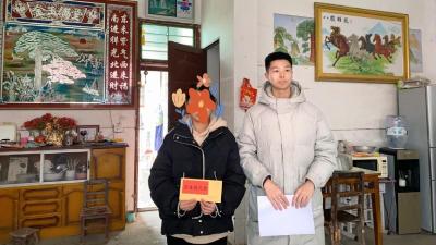 西江乡团委走访慰问困境团员青少年