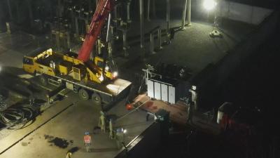 【视频】国网汉川市供电公司：昼夜施工扩主变 满足350余家企业用电